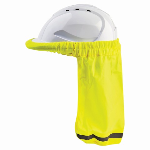 PRO HARD HAT NECK SUN SHADE FLURO YELLOW